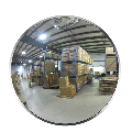 18" - Convex Acrylic Safety & Security Mirror (Heavy Duty Outdoor) W/2Telescopic Bkts