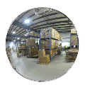 30" High Visibility Convex Caution Mirror