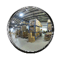 16" - Wide View Convex Acrylic Safety & Security Mirror (Indoor) W/ Bkt