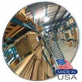 12" - Convex Acrylic Safety & Security Mirror (Indoor/Outdoor) W/1 Z Bkt